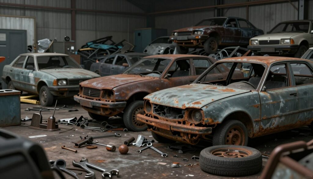 przyczyny złomowania samochodów